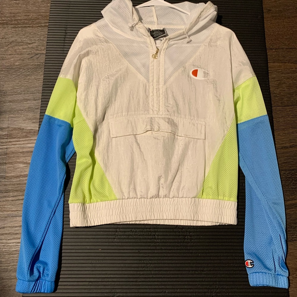 Champion Women’s Nylon Warm-Up Jacket Quarterzip